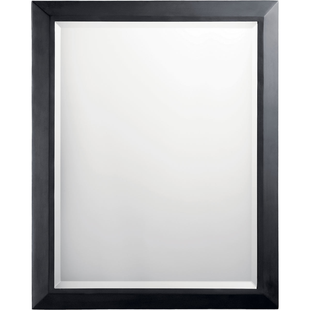 KICHLER 41011BK Classic Rectangular Mirror Black