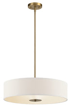 KICHLER 42121CLZ 20" 3 Light Convertible Pendant Classic Bronze