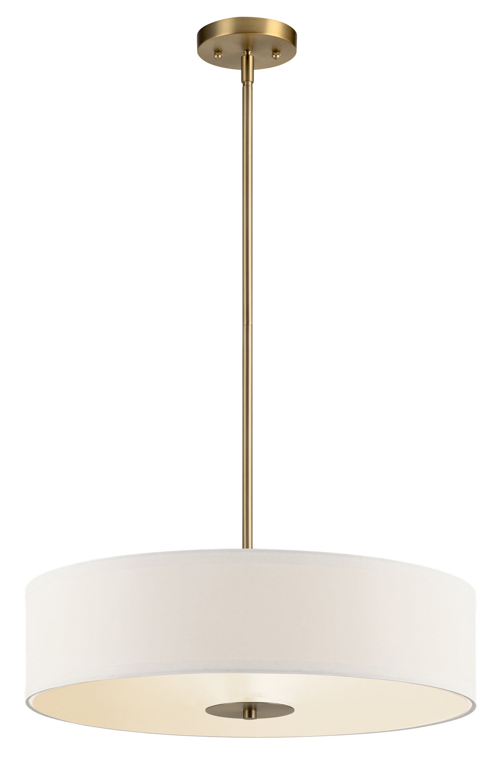 KICHLER 42121CLZ 20" 3 Light Convertible Pendant Classic Bronze