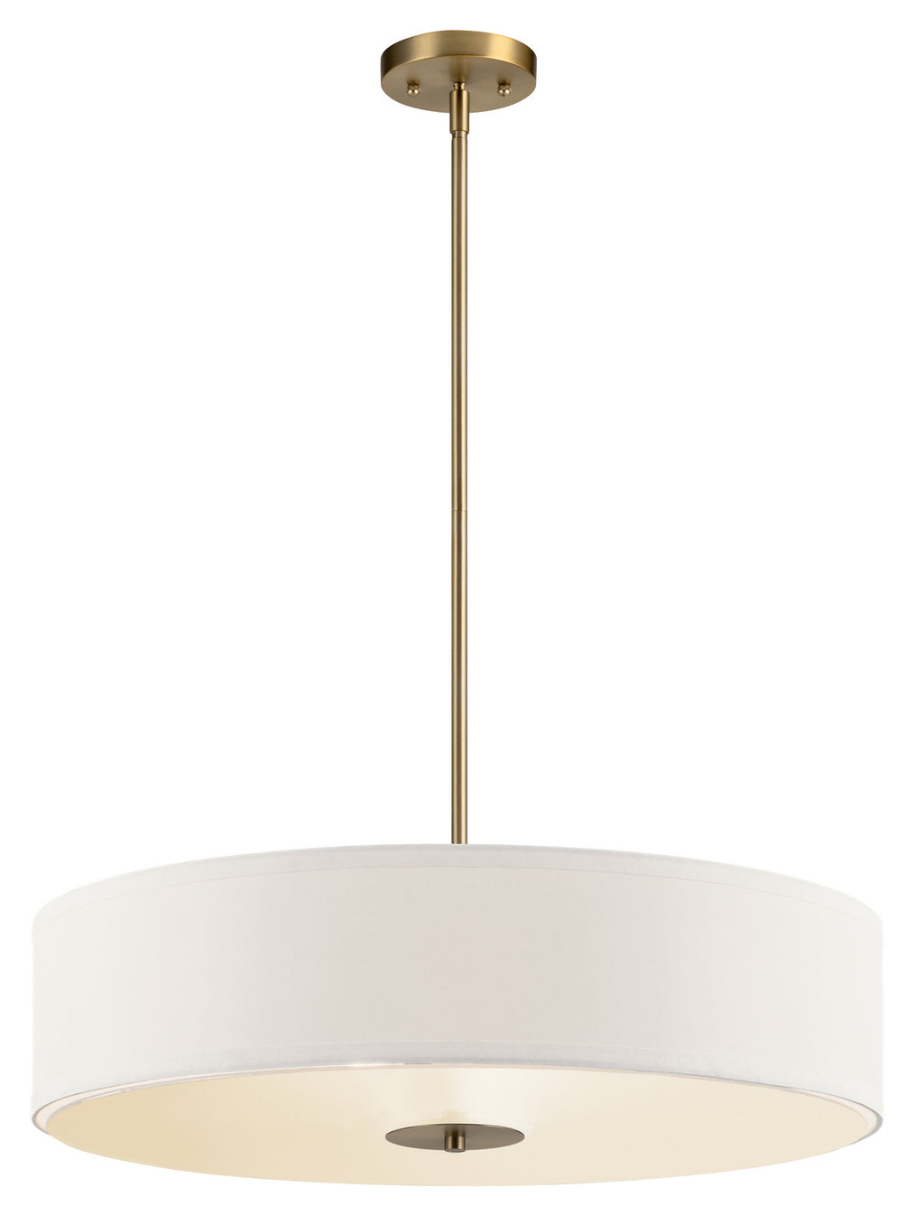 KICHLER 42122CLZ 24" 3 Light Convertible Pendant Classic Bronze
