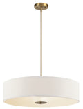 KICHLER 42122CLZ 24" 3 Light Convertible Pendant Classic Bronze