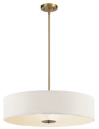 KICHLER 42122CLZ 24" 3 Light Convertible Pendant Classic Bronze