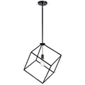 KICHLER 42525BK Cartone 1 Light Pendant Black