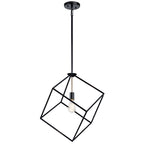 KICHLER 42525BK Cartone 1 Light Pendant Black