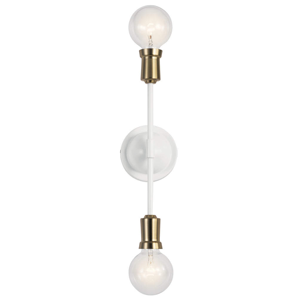 KICHLER 43195WH Armstrong Wall Sconce White