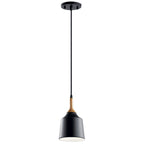 KICHLER 43682BK Danika 1 Light Mini Pendant Black