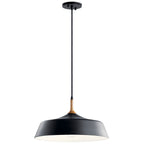 KICHLER 43683BK Danika 1 Light Pendant Black