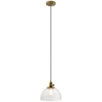 KICHLER 43853NBR Avery 10" 1 Light Goblet Mini Pendant Natural Brass