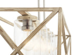 KICHLER 44081DAW Moorgate 5 Light Linear Chandelier Distressed Antique White