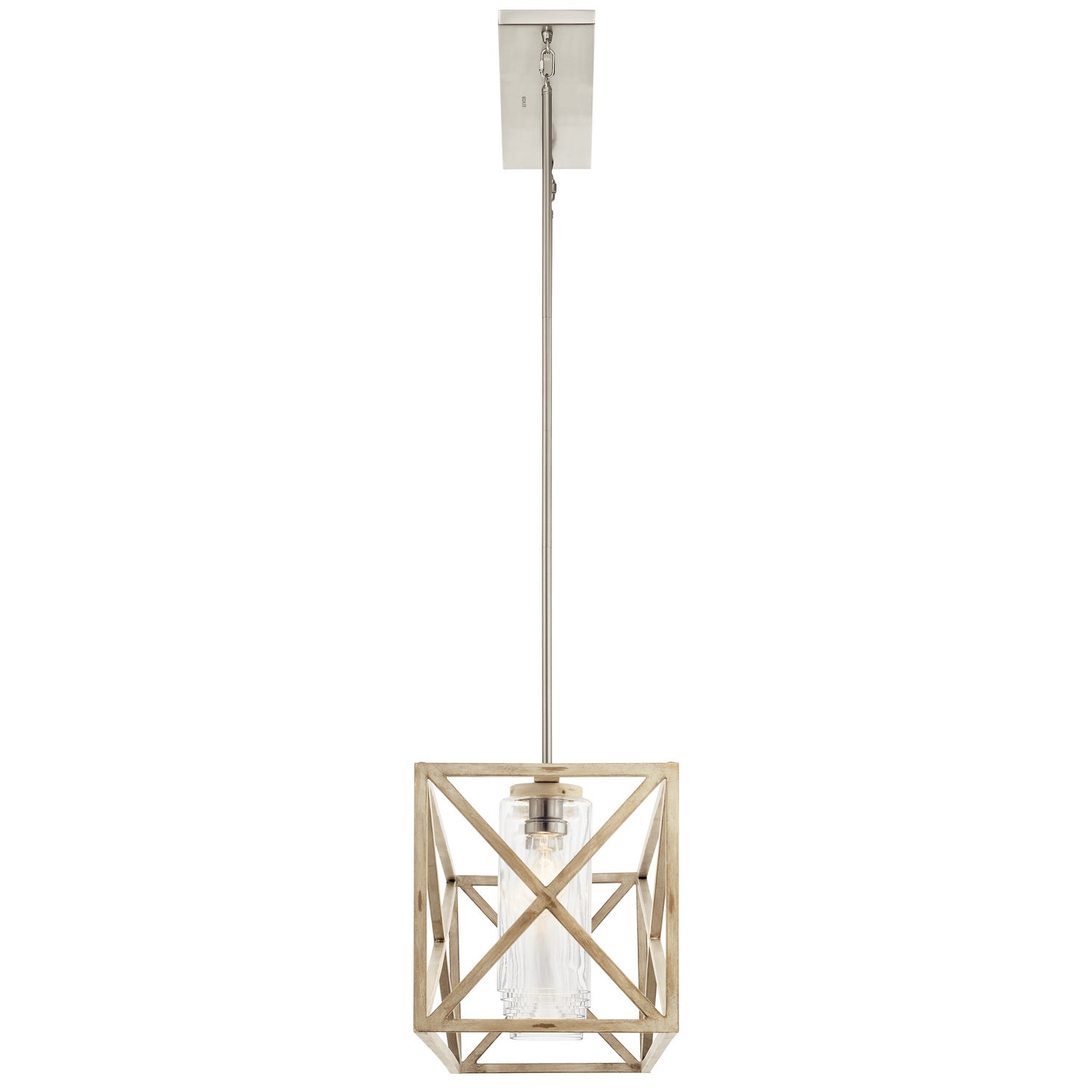 KICHLER 44081DAW Moorgate 5 Light Linear Chandelier Distressed Antique White