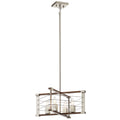KICHLER 44253NI Lente Four Light Pendant Brushed Nickel