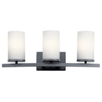KICHLER 45497BK Crosby 3 Light Vanity Light Black
