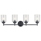 KICHLER 45887BK Winslow 4 Light Vanity Light Black