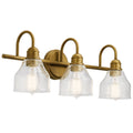 KICHLER 45973NBR Avery 3 Light Vanity Light Natural Brass