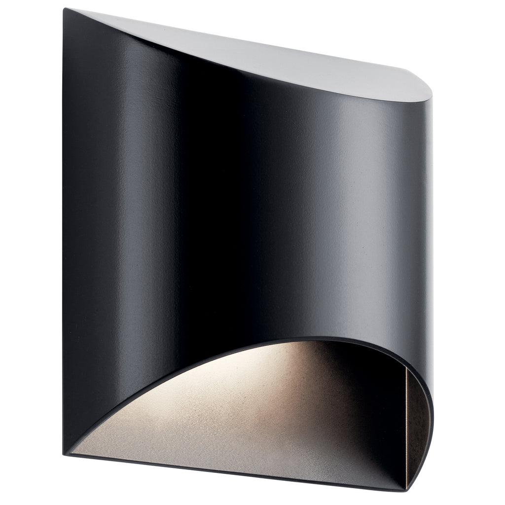 KICHLER 49278BKLED Wesley 1 Light Led Wall Light Architectural Black