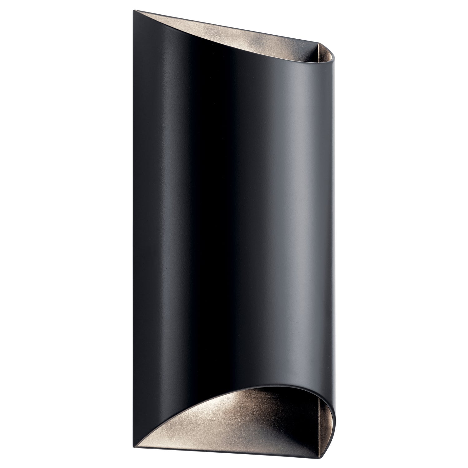 KICHLER 49279BKLED Wesley 2 Light Led Wall Light Architectural Black