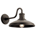 KICHLER 49980OZ Allenbury 12" 1 Light Wall Light Olde Bronze