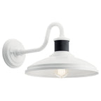 KICHLER 49980WH Allenbury 12" 1 Light Wall Light White