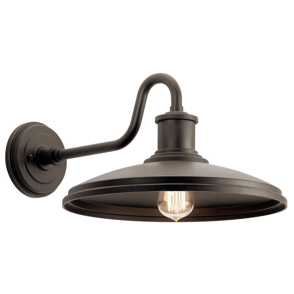 KICHLER 49981OZ Allenbury 14" 1 Light Wall Light Old Bronze