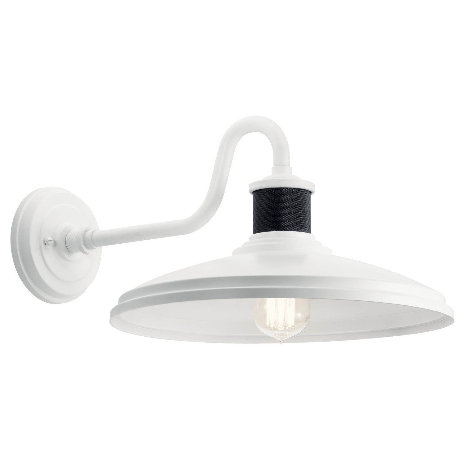 KICHLER 49981WH Allenbury 14" 1 Light Wall Light White