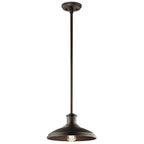 KICHLER 49982OZ Allenbury 1 Light Convertible Pendant Olde Bronze