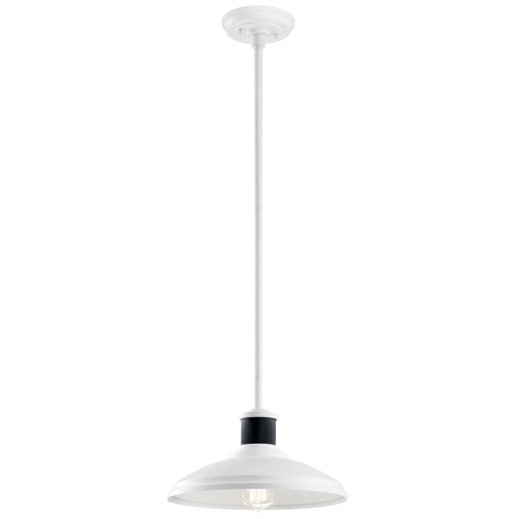 KICHLER 49982WH Allenbury 1 Light Convertible Pendant White