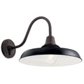 KICHLER 49991BK Pier 16" 1 Light Wall Light Black