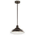 KICHLER 49992OZ Pier 1 Light 12" Convertible Pendant Olde Bronze
