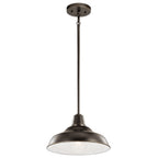 KICHLER 49992OZ Pier 1 Light 12" Convertible Pendant Olde Bronze