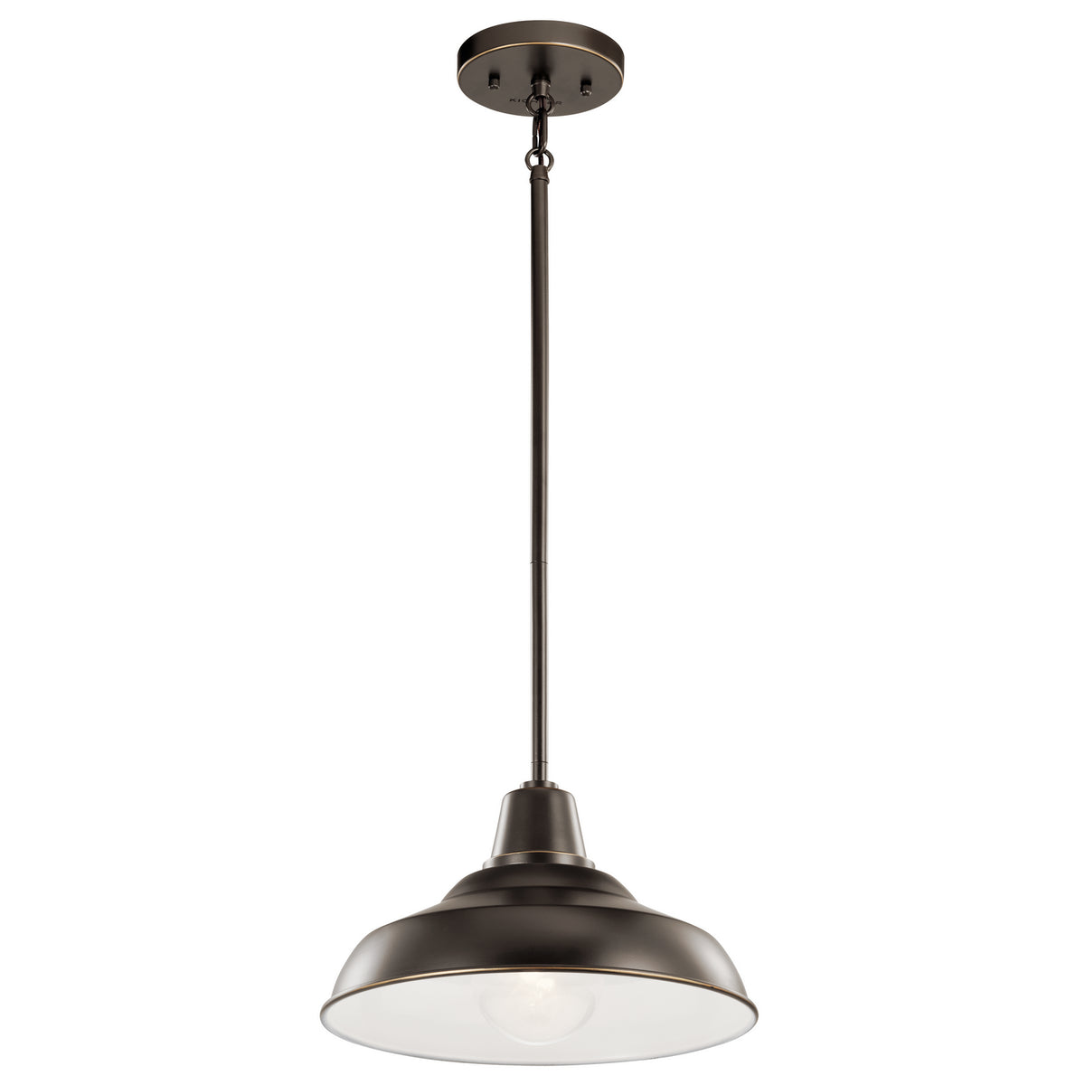 KICHLER 49992OZ Pier 1 Light 12" Convertible Pendant Olde Bronze