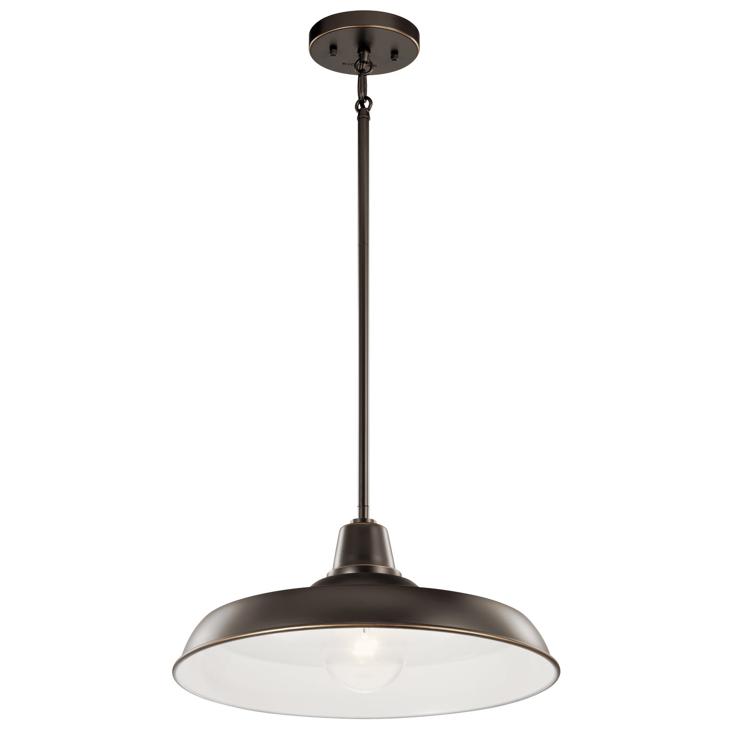 KICHLER 49993OZ Pier 1 Light 16" Convertible Pendant Olde Bronze