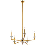 KICHLER 52001FXG Calyssa Five Light Chandelier Fox Gold