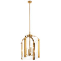 KICHLER 52024FXG Pytel Four Light Foyer Pendant Fox Gold