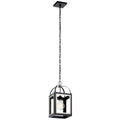 KICHLER 52030BK Vath 8" 1 Light Pendant Black