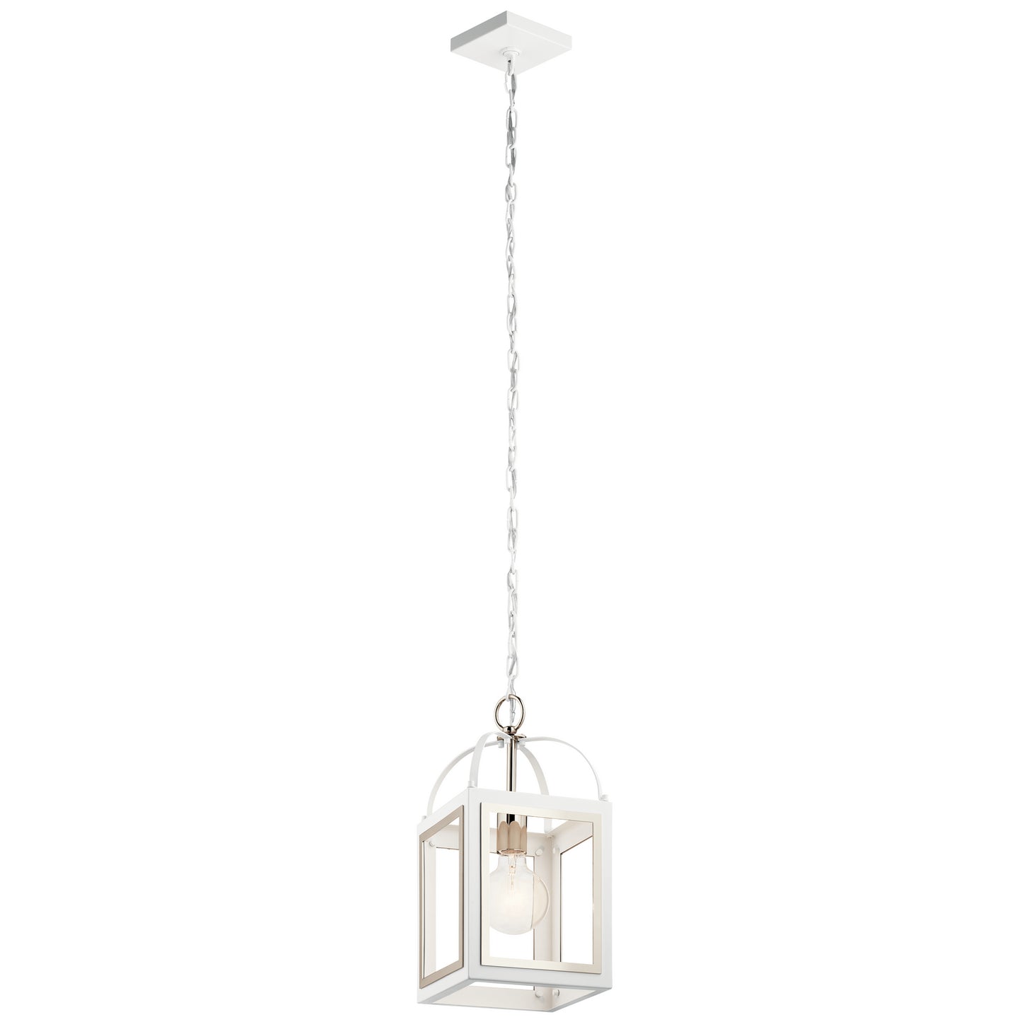 KICHLER 52030WH Vath One Light Pendant White
