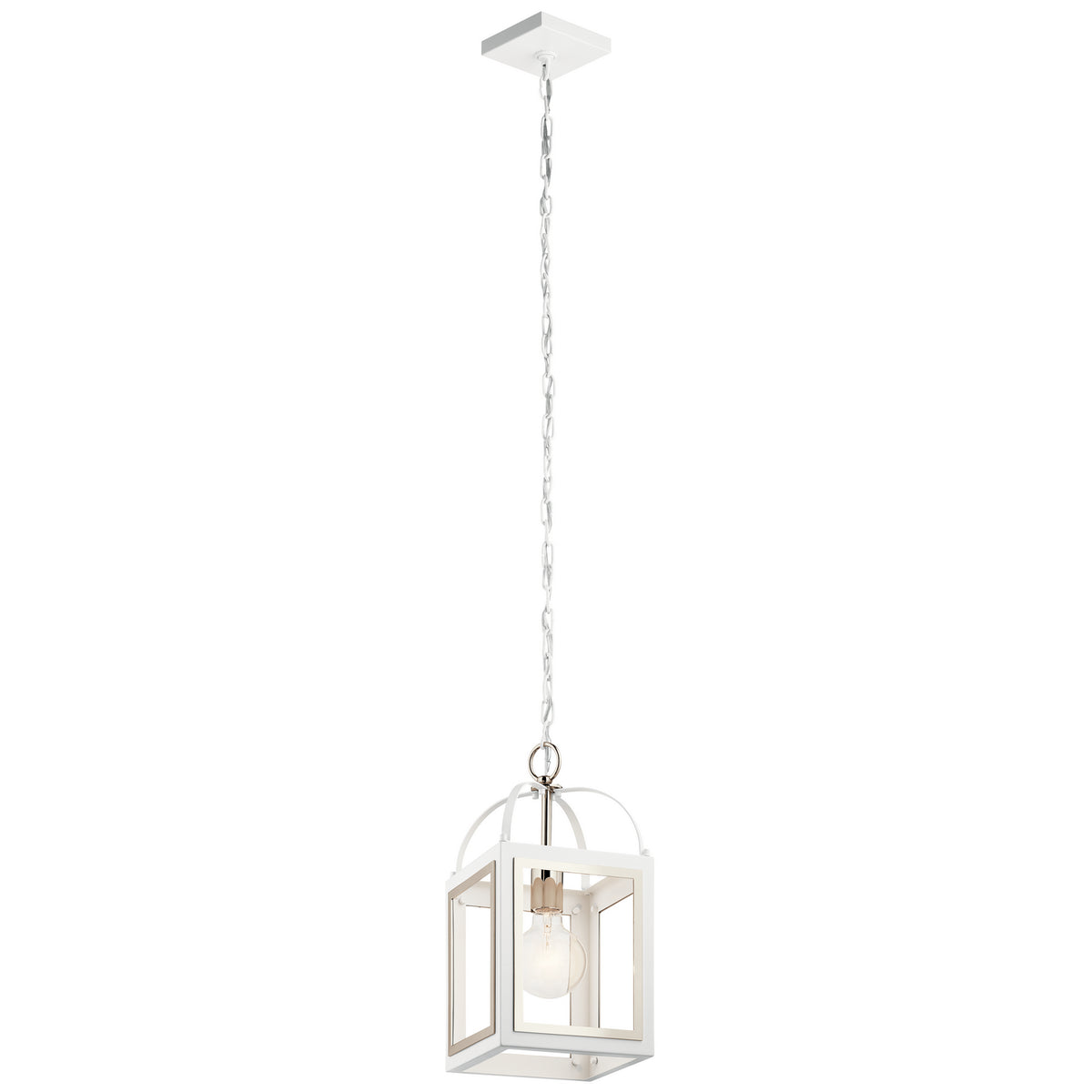 KICHLER 52030WH Vath One Light Pendant White