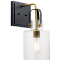KICHLER 52036NBR Kitner 16.5" 1 Light Wall Sconce Natural Brass