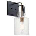 KICHLER 52036PN Kitner 16.5" 1 Light Wall Sconce Polished Nickel