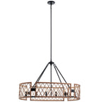 KICHLER 52078PAL Oana Six Light Chandelier Palm