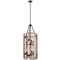 KICHLER 52079PAL Oana Six Light Foyer Chandelier Palm