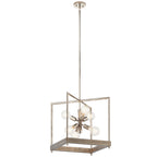 KICHLER 52092DAG Tanis Six Light Foyer Pendant Distressed Antique Gray