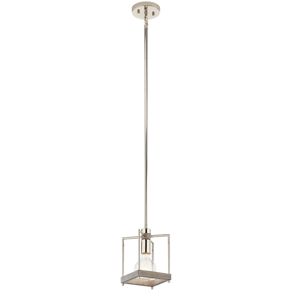 KICHLER 52093DAG Tanis One Light Pendant Distressed Antique Gray