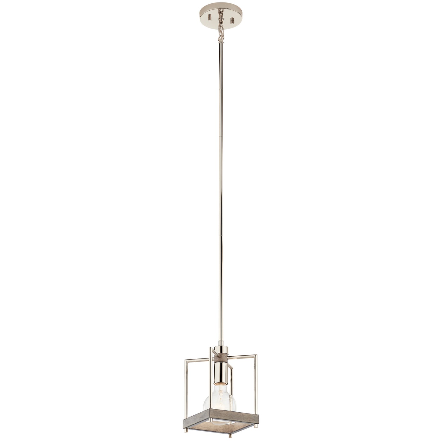 KICHLER 52093DAG Tanis One Light Pendant Distressed Antique Gray