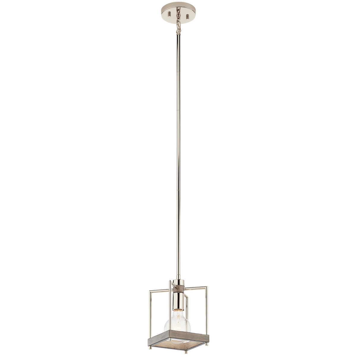 KICHLER 52093DAG Tanis One Light Pendant Distressed Antique Gray