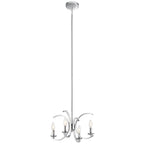 KICHLER 52119CH Cassadee Four Light Pendant/Semi Flush Mount Chrome