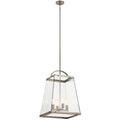 KICHLER 52124CLP Darton Four Light Foyer Pendant Classic Pewter