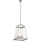 KICHLER 52124CLP Darton Four Light Foyer Pendant Classic Pewter