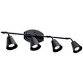 KICHLER 52129BK Sylvia 4 Light Rail Light Black