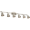 KICHLER 52130SN Sylvia Six Light Rail Light Satin Nickel