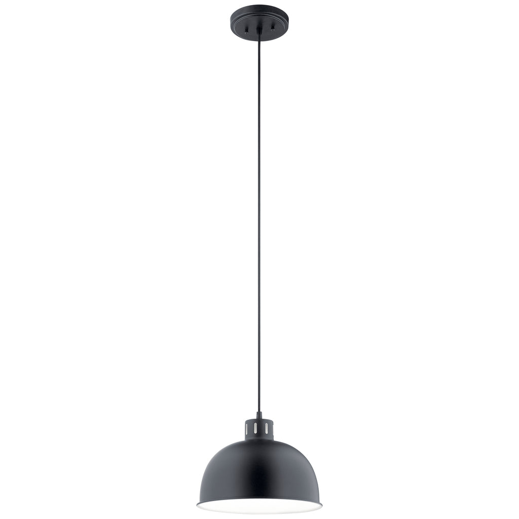 KICHLER 52152BK Zailey 9" 1 Light Pendant In Black